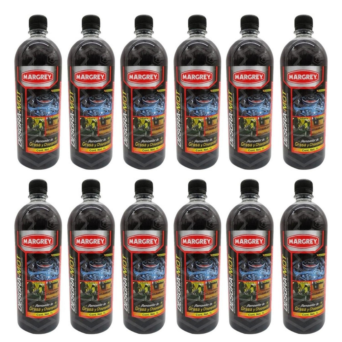 Desgramot Margrey 1 L Desengrasante Motor Caja 12 Piezas - Flash Sales