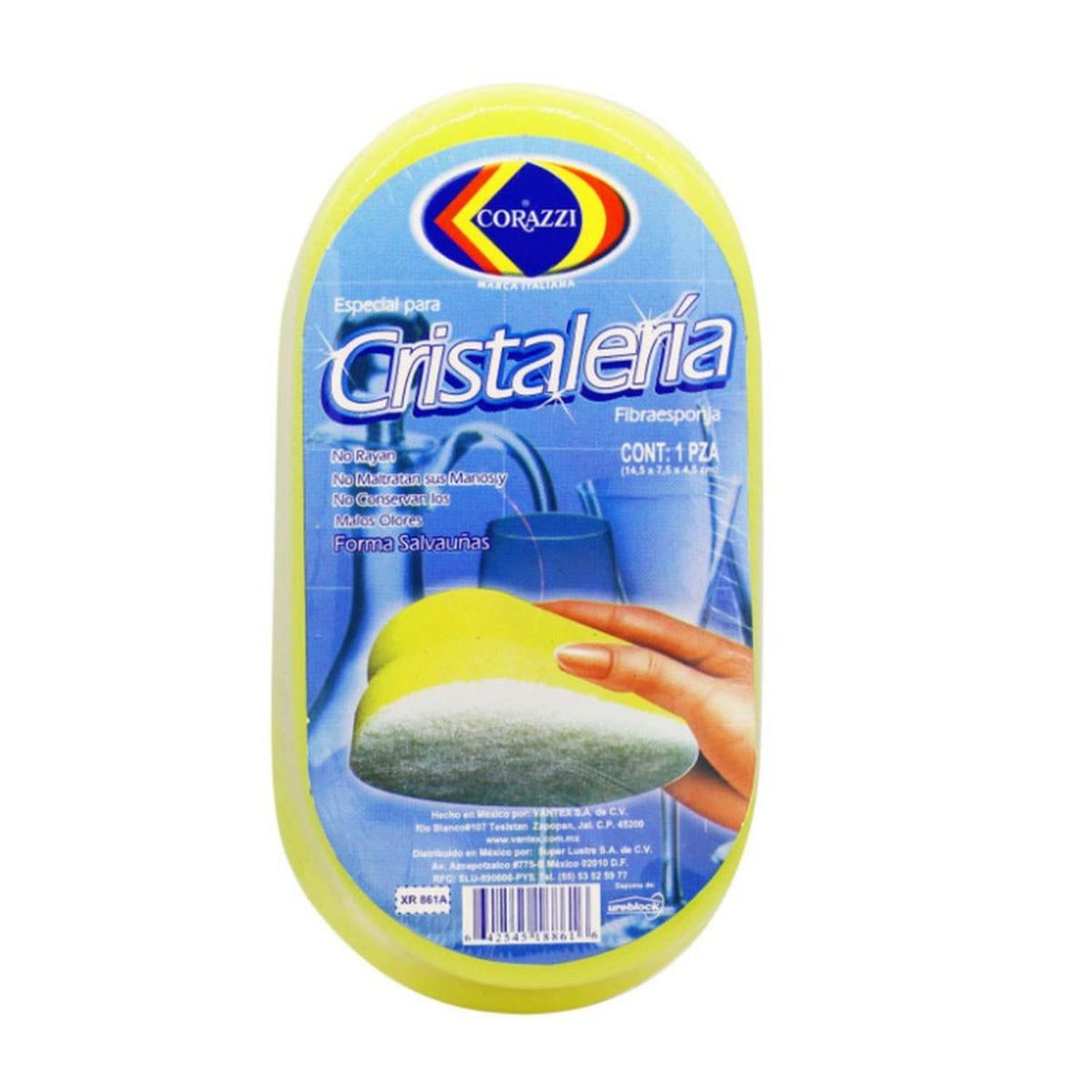 Esponja Oval Para Cristalería Corazzi Salvauña 24 Paquetes - Flash Sales