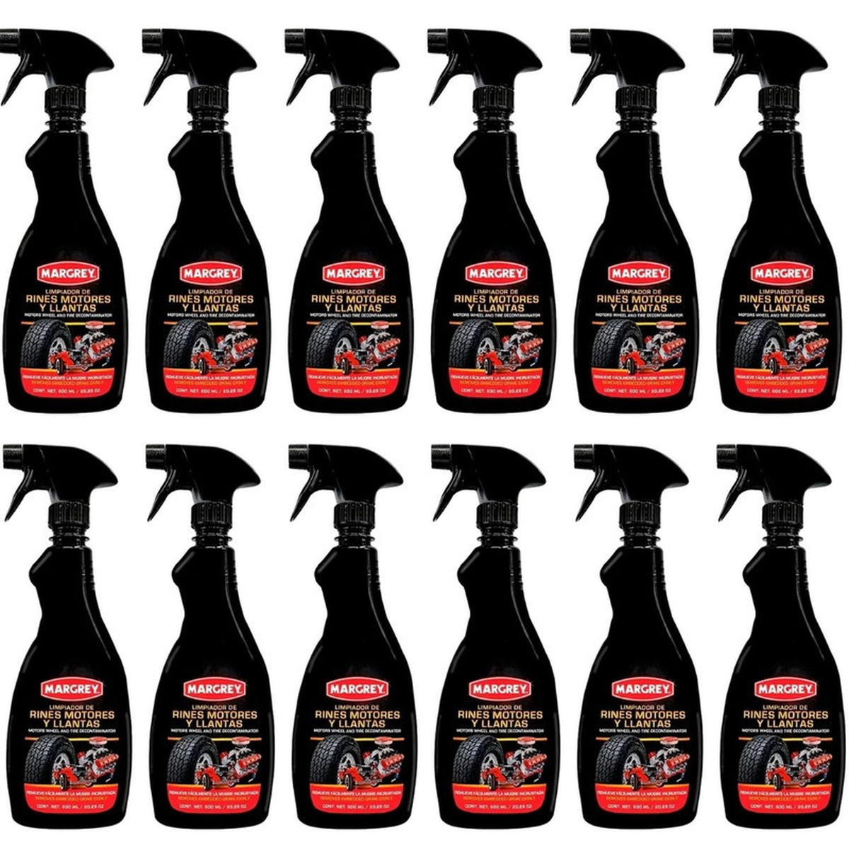 Limpiador Motores Rines Llantas Margrey 600 ml Caja 12 Piezas - Flash Sales