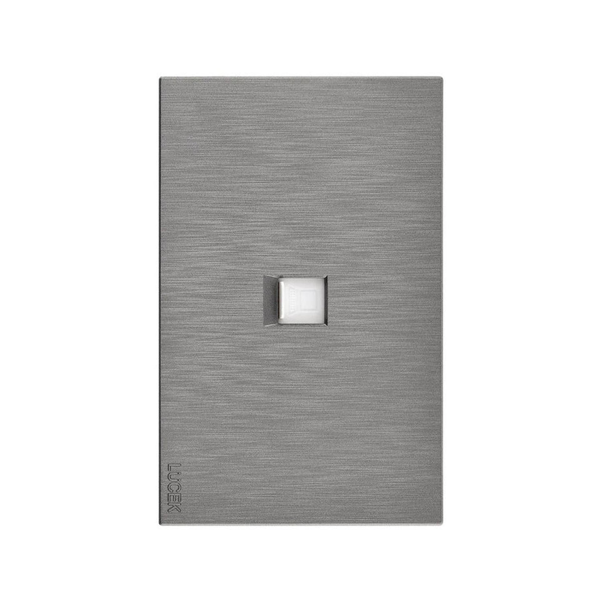 Placa Con 2 Apagadores De Escalera Y 1 Contacto Lucek Flat - Flash Sales