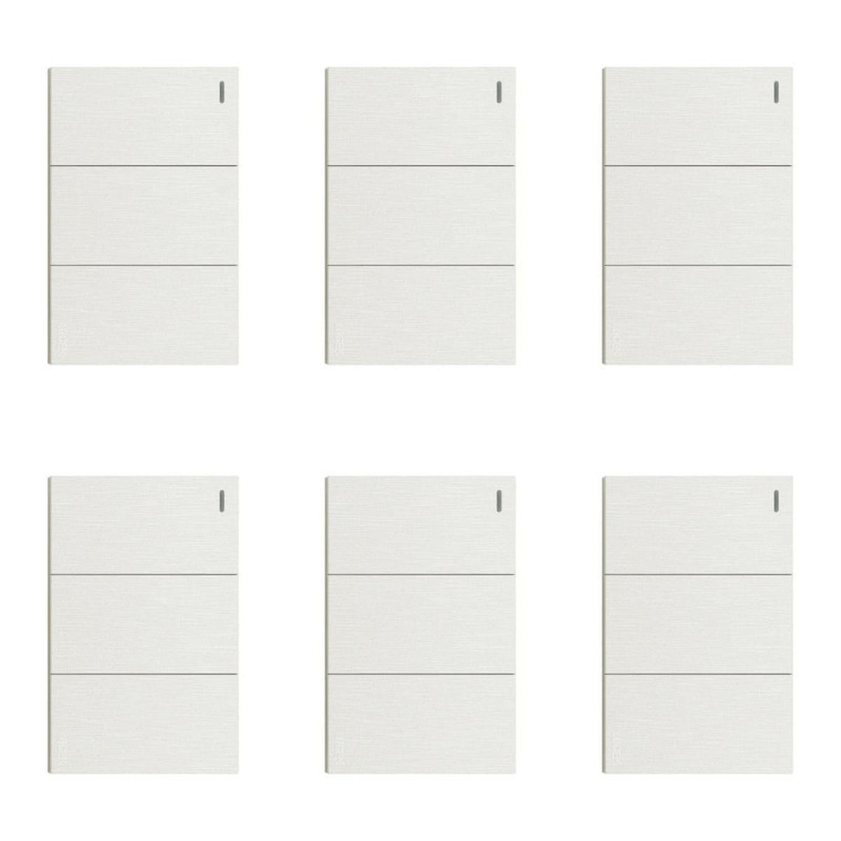 Placa Con 3 Apagadores Sencillos 1 Módulo Lucek FlatPack 6 - Flash Sales