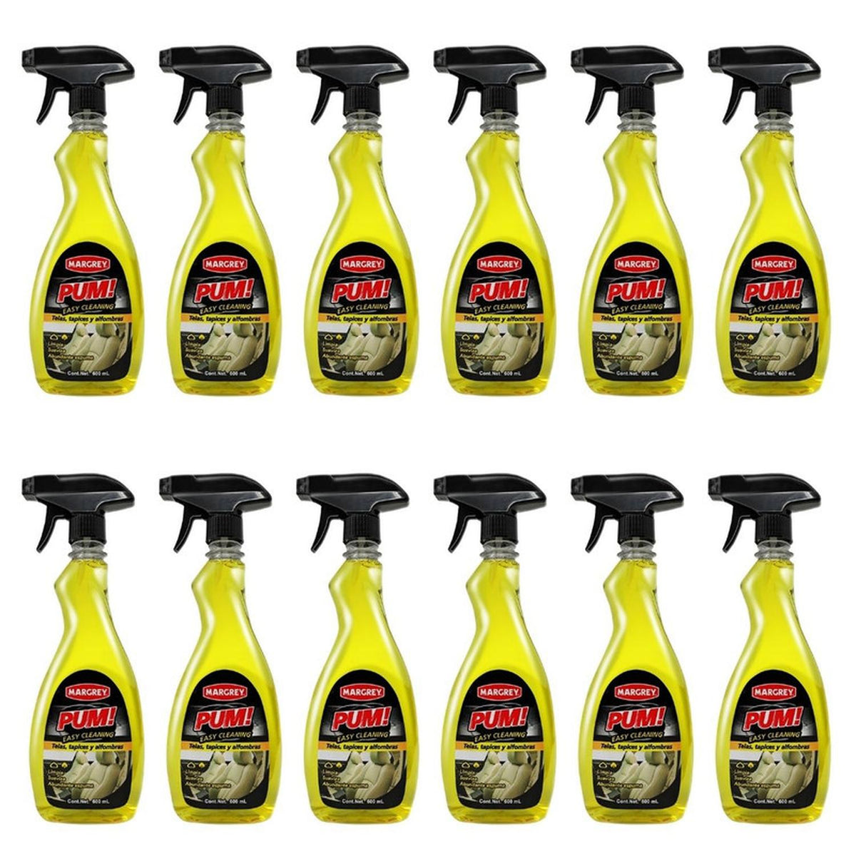 Shampoo Pum Tapicerías Margrey 600 ml Caja 12 Piezas - Flash Sales